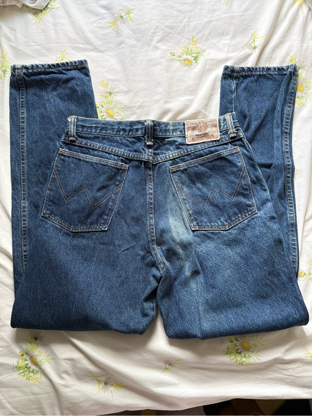 Wrangler Women's Straight Leg Dark Blue Jeans